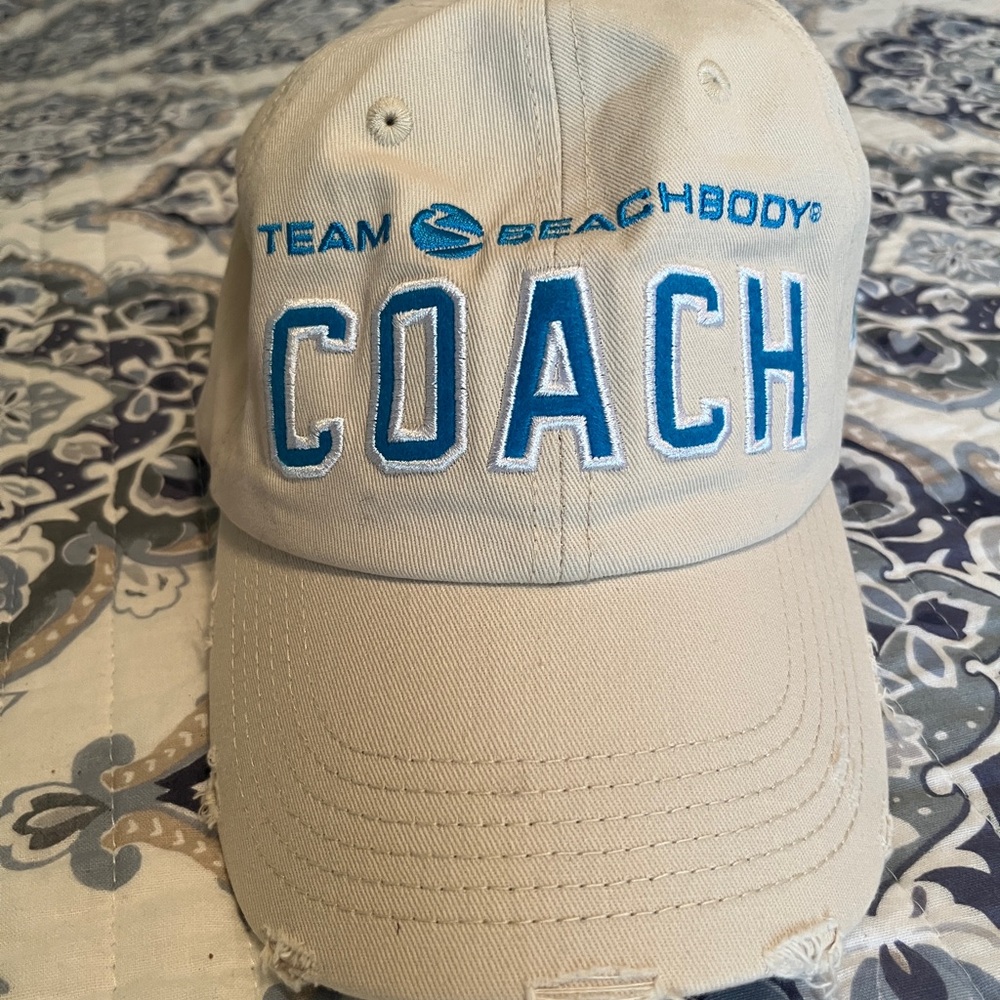Team Beachbody Coach Baseball Cap - White Hat